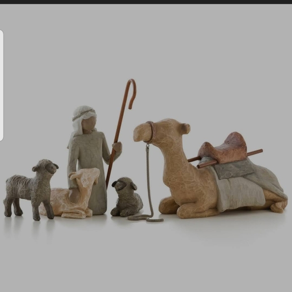 Willow Tree Shepherd and animals - Picture 4 of 4